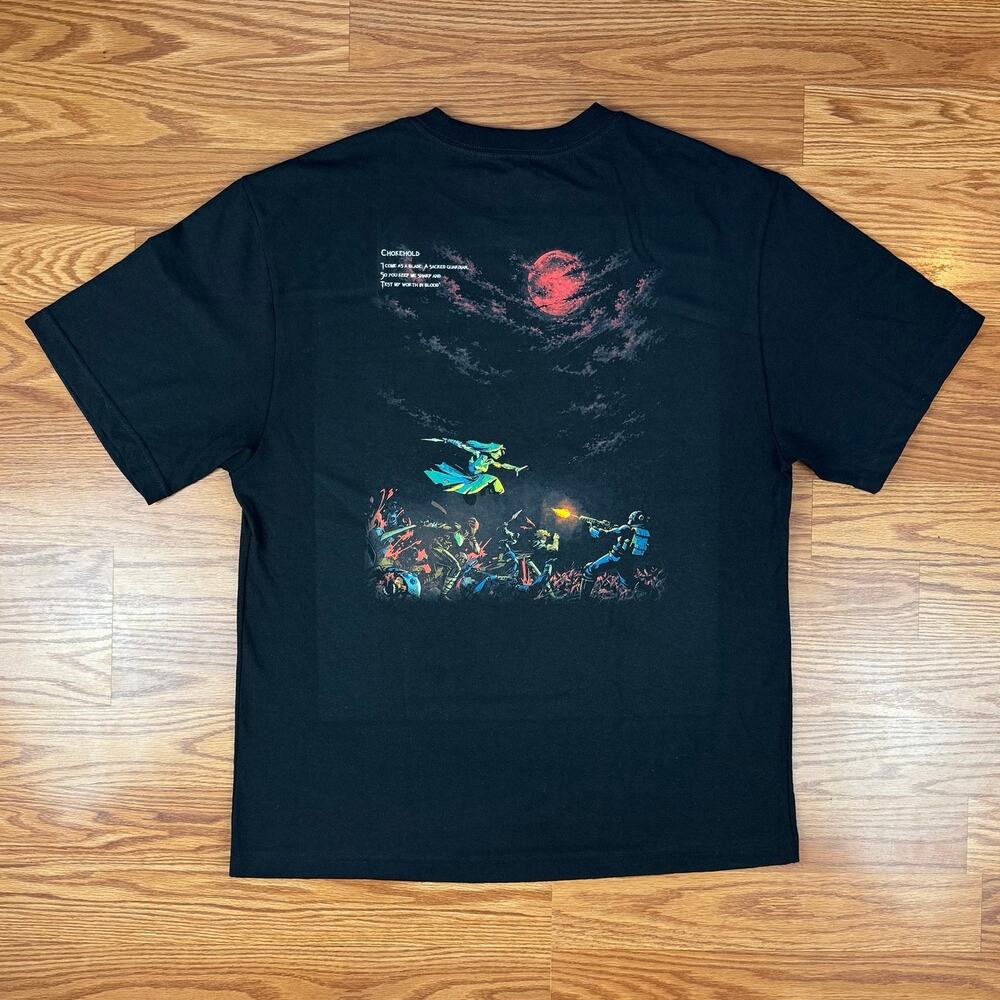 Sleep Token Teeth of God Graphic Novel Chokehold Lyrics T Shirt Sz Medium